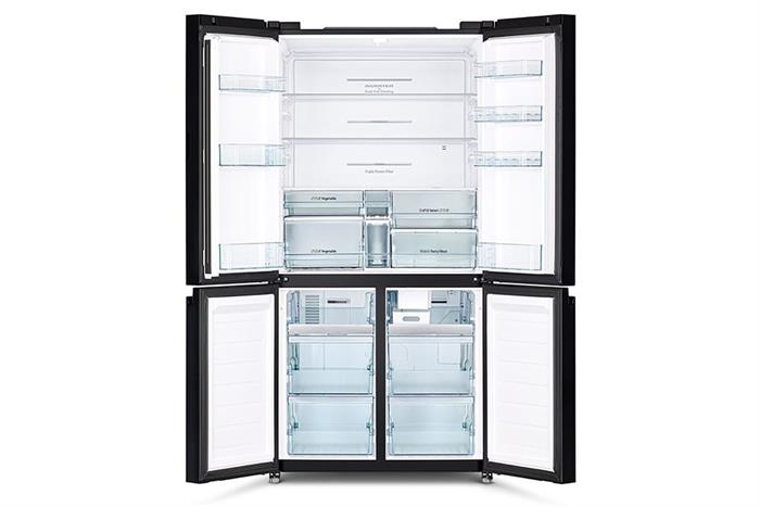 Tủ lạnh Hitachi Inverter 645 lít Multi Door R-WB700VGV4 GBK Màu Đen