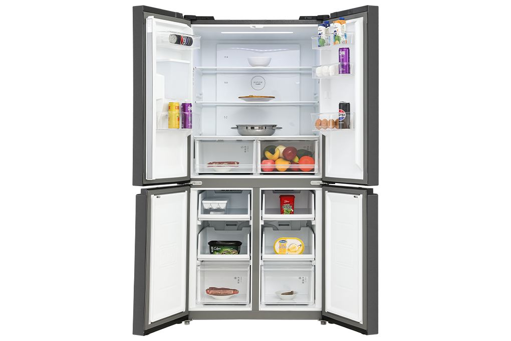 Tủ lạnh Toshiba Inverter 471 lít Multi Door GR-RF606WI-PMV(60)-AG Màu Xám