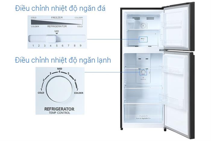 Tủ lạnh Hisense Inverter 205 lít RT256N4EBN Màu Đen