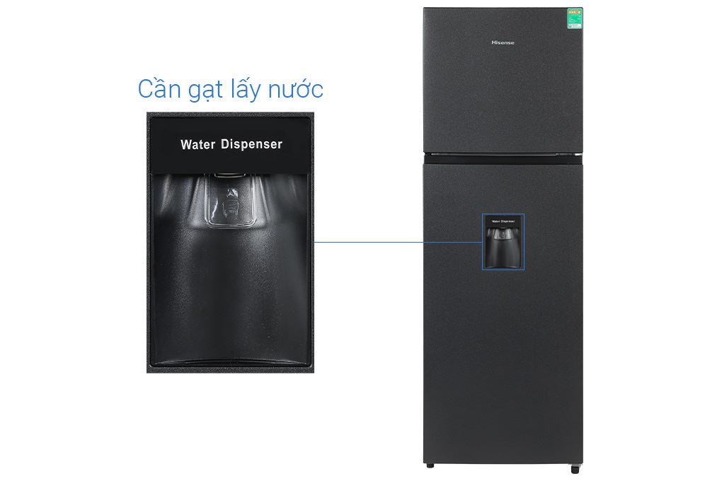 Tủ lạnh Hisense Inverter 249 lít RT328N4EBND Màu Đen
