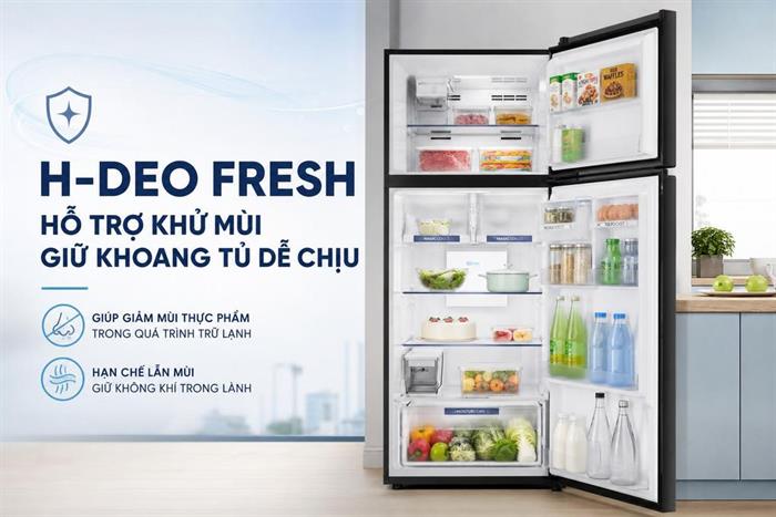 Tủ lạnh Aqua Inverter 455 lít AQR-TA518FA(WSL) Màu Đen
