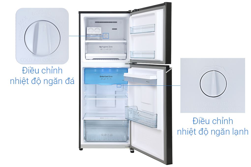 Tủ lạnh Panasonic Inverter 265 lít NR-TV301GVKV Màu Đen