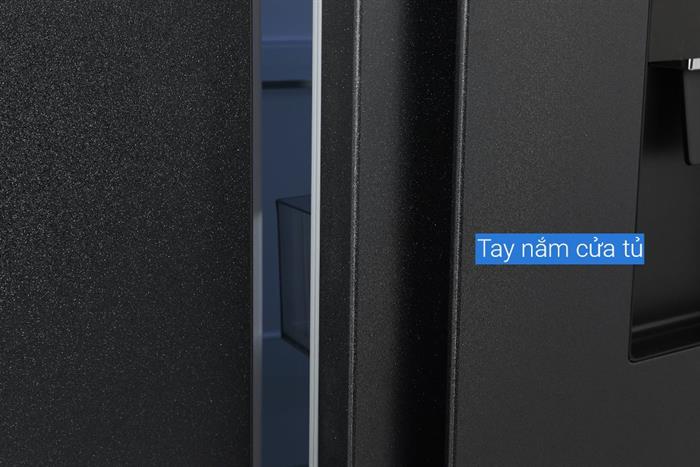Tủ lạnh Hisense Inverter 550 lít Side By Side RS708N4EBND Màu Đen