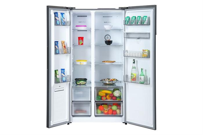 Tủ lạnh Hisense Inverter 550 lít Side By Side RS708N4EBND Màu Đen