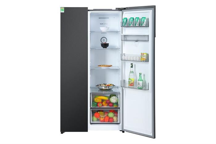 Tủ lạnh Hisense Inverter 550 lít Side By Side RS708N4EBND Màu Đen