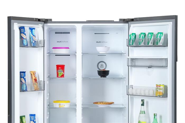 Tủ lạnh Hisense Inverter 550 lít Side By Side RS708N4EBND Màu Đen