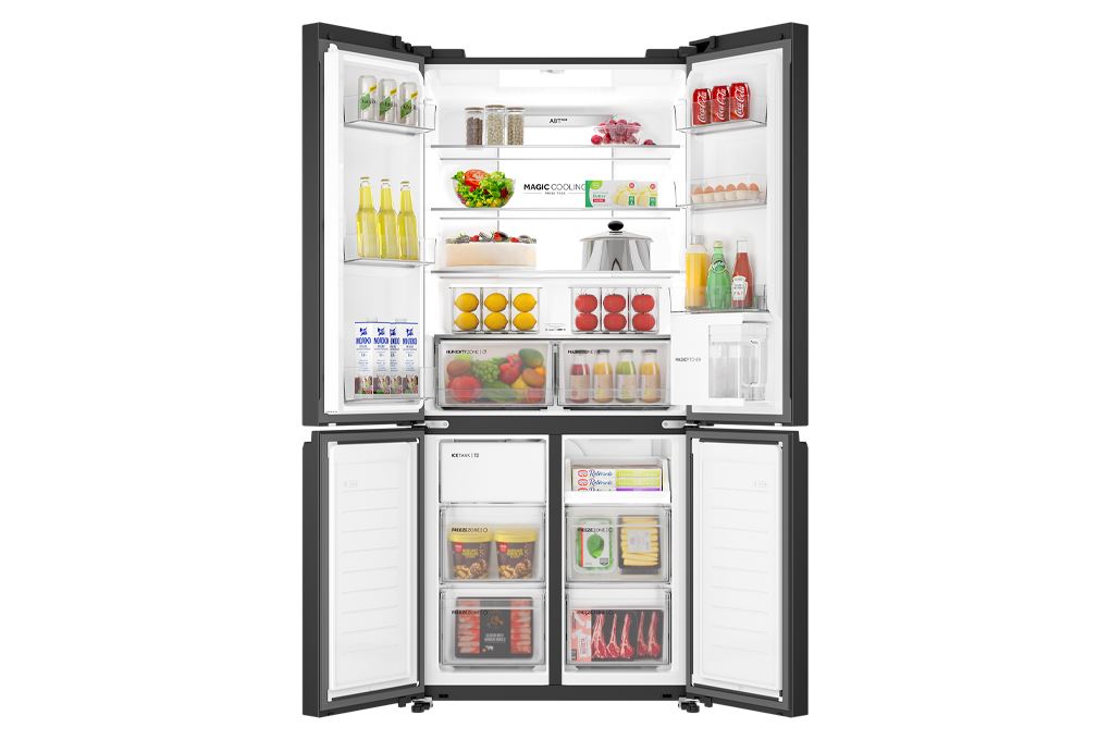 Tủ lạnh Aqua Inverter 522 lít Multi Door AQR-MA600XA(WGC)U1 Màu Trắng