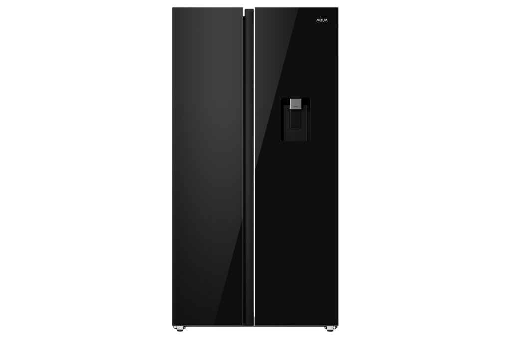 Tủ lạnh Aqua Inverter 646 lít Side By Side AQR-S682XA(WGB) Màu Đen