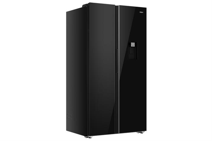 Tủ lạnh Aqua Inverter 646 lít Side By Side AQR-S682XA(WGB) Màu Đen
