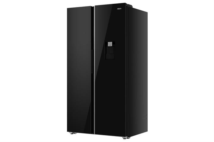 Tủ lạnh Aqua Inverter 646 lít Side By Side AQR-S682XA(WGB) Màu Đen