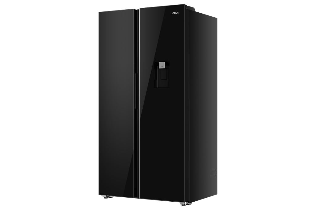 Tủ lạnh Aqua Inverter 646 lít Side By Side AQR-S682XA(WGB) Màu Đen