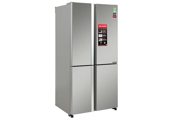 Tủ lạnh Sharp Inverter 572 lít Multi Door SJ-FX650V-SL Màu Bạc Inox
