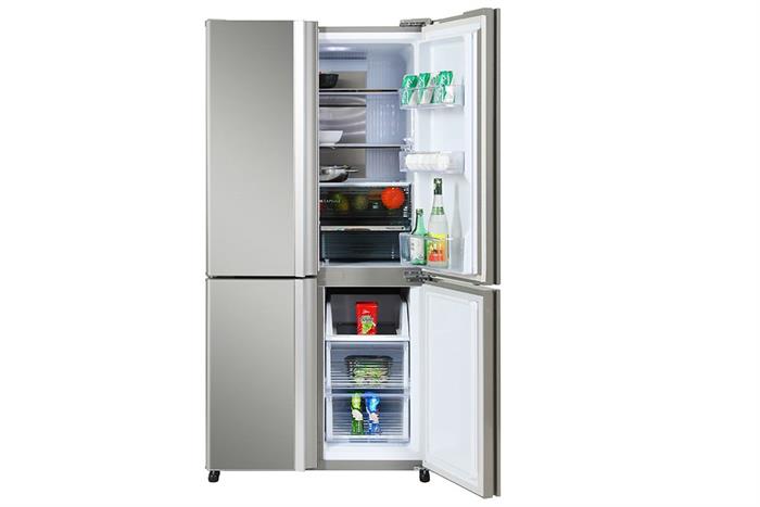 Tủ lạnh Sharp Inverter 572 lít Multi Door SJ-FX650V-SL Màu Bạc Inox