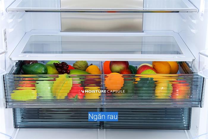 Tủ lạnh Sharp Inverter 572 lít Multi Door SJ-FX650V-MK Màu Đen