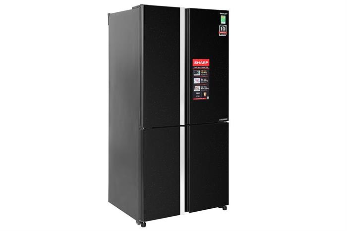 Tủ lạnh Sharp Inverter 572 lít Multi Door SJ-FX650V-MK Màu Đen