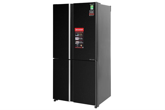 Tủ lạnh Sharp Inverter 572 lít Multi Door SJ-FX650V-MK Màu Đen