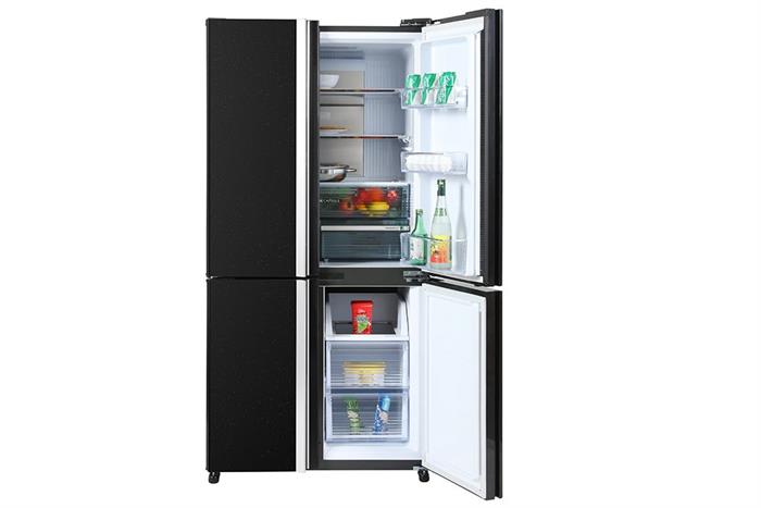 Tủ lạnh Sharp Inverter 572 lít Multi Door SJ-FX650V-MK Màu Đen