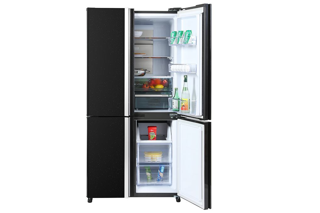 Tủ lạnh Sharp Inverter 572 lít Multi Door SJ-FX650V-MK Màu Đen