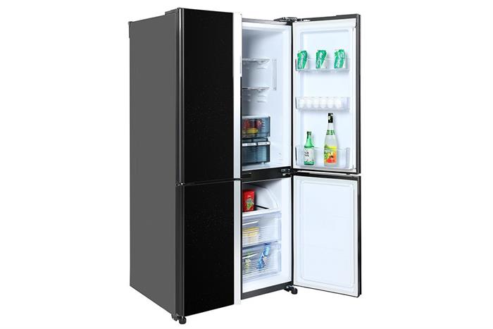Tủ lạnh Sharp Inverter 572 lít Multi Door SJ-FX650V-MK Màu Đen