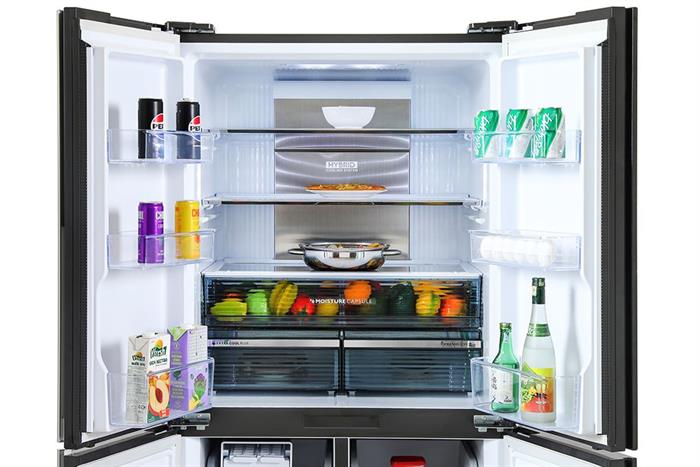 Tủ lạnh Sharp Inverter 572 lít Multi Door SJ-FX650V-MK Màu Đen