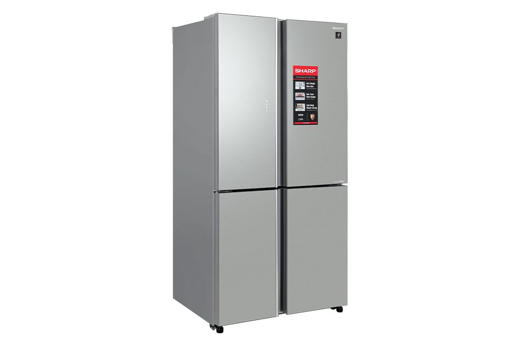 Tủ lạnh Sharp Inverter 572 lít Multi Door SJ-FXP650VG-SL Màu Bạc Inox