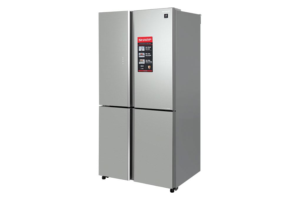 Tủ lạnh Sharp Inverter 572 lít Multi Door SJ-FXP650VG-SL Màu Bạc Inox