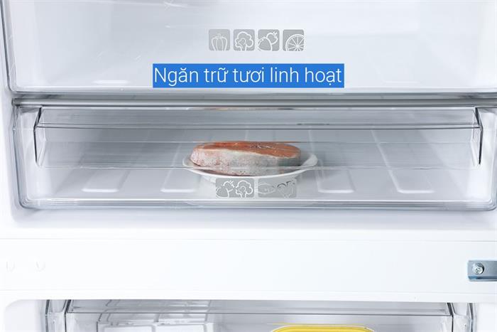 Tủ lạnh Sharp Inverter 323 lít SJ-BF330V-DG Màu Đen - Xám