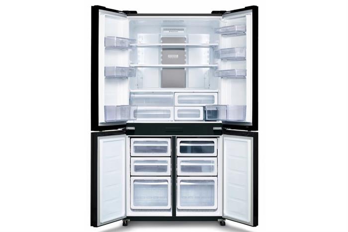 Tủ lạnh Sharp Inverter 611 lít Multi Door SJ-FXPI700VG-BK Màu Đen