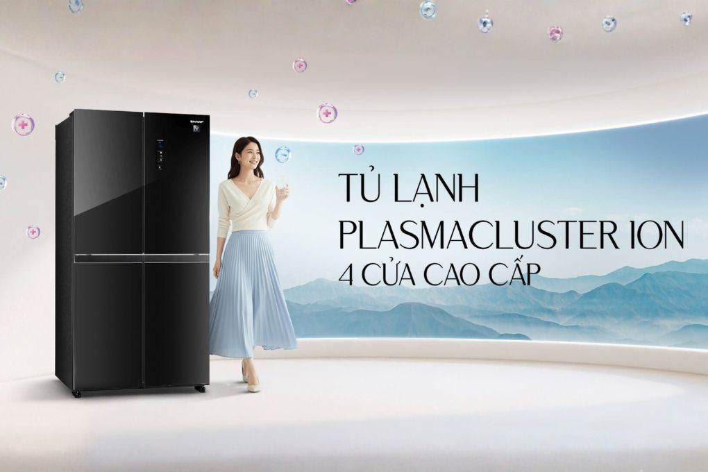 Thiết kế - Tủ lạnh Sharp Inverter 466 lít Multi Door SJ-FXP560V-RG