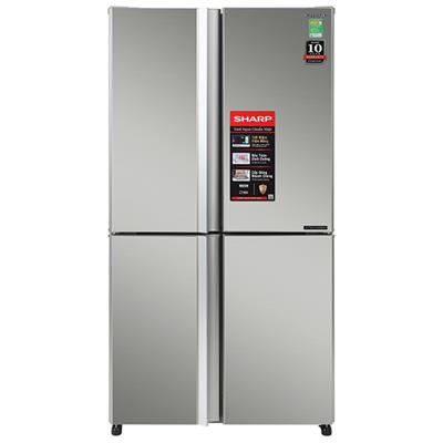 Tủ lạnh Sharp Inverter 525 lít Multi Door SJ-FX610V-SL