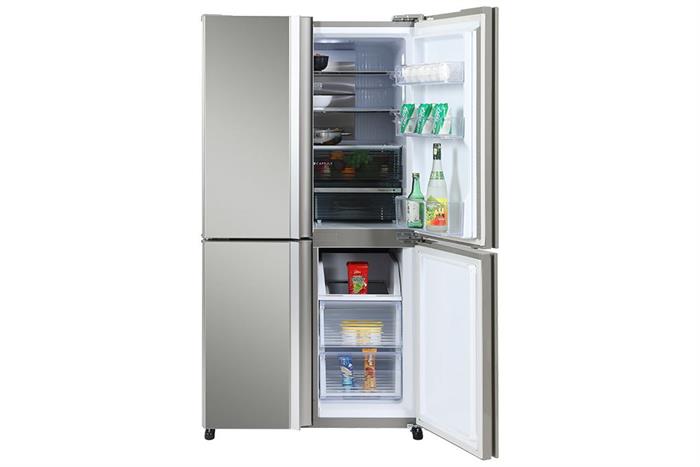 Tủ lạnh Sharp Inverter 525 lít Multi Door SJ-FX610V-SL Màu Bạc Inox