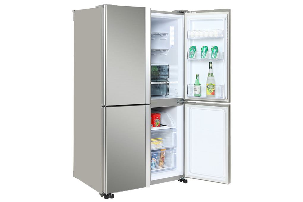 Tủ lạnh Sharp Inverter 525 lít Multi Door SJ-FX610V-SL Màu Bạc Inox