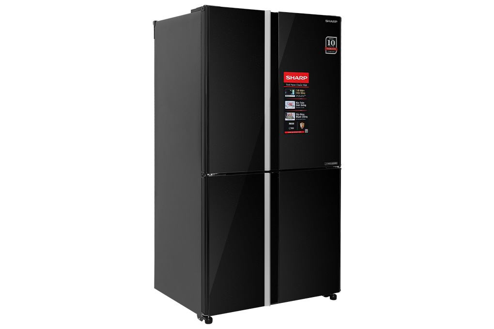 Tủ lạnh Sharp Inverter 525 lít Multi Door SJ-FX610V-MK Màu Đen