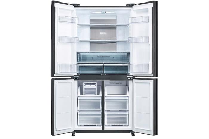 Tủ lạnh Sharp Inverter 525 lít Multi Door SJ-FX610V-MK Màu Đen