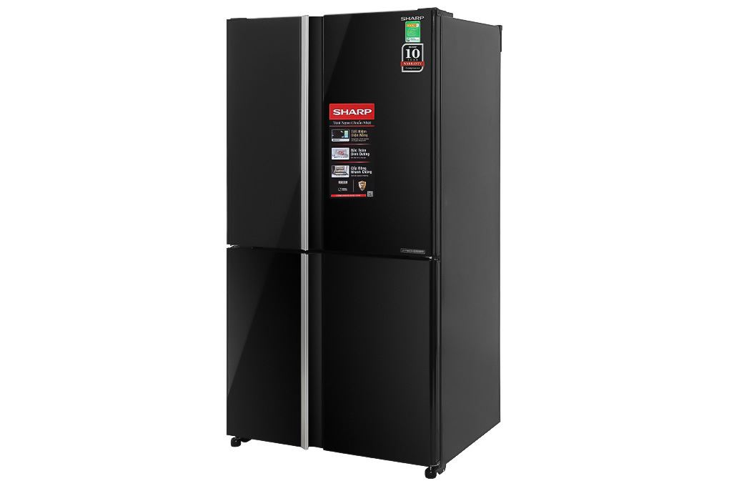Tủ lạnh Sharp Inverter 525 lít Multi Door SJ-FX610V-MK Màu Đen