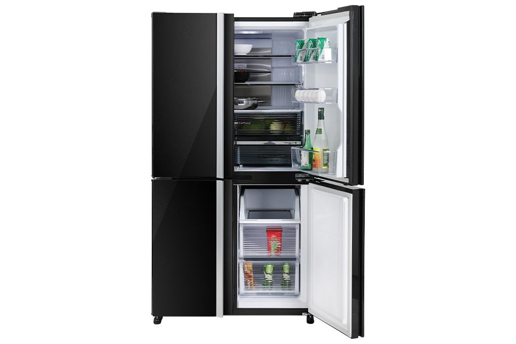 Tủ lạnh Sharp Inverter 525 lít Multi Door SJ-FX610V-MK Màu Đen