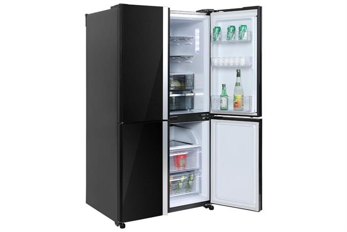 Tủ lạnh Sharp Inverter 525 lít Multi Door SJ-FX610V-MK Màu Đen