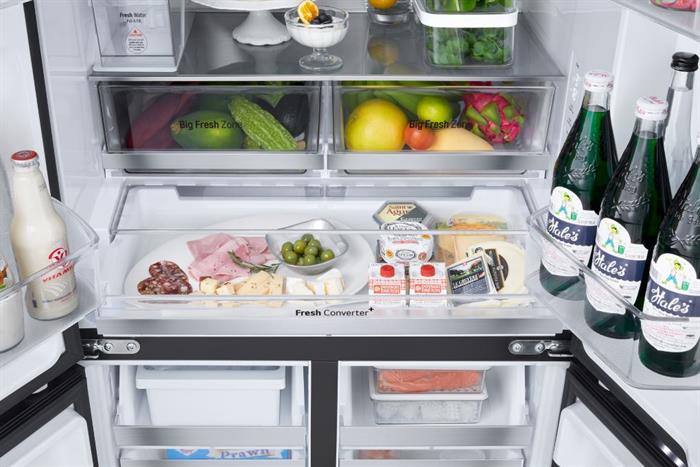 Tủ lạnh LG Inverter 607 lít Multi Door F61BMD Màu Đen