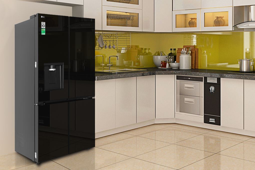 Tủ lạnh LG Inverter 571 lít Multi Door F58BGD Màu Đen