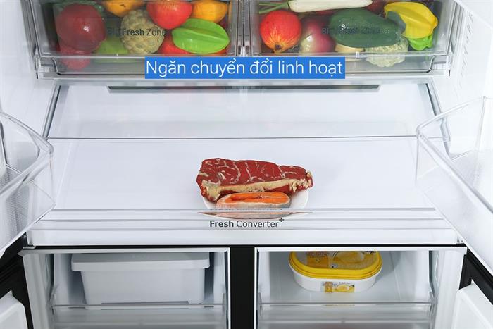 Tủ lạnh LG Inverter 571 lít Multi Door F58BGD Màu Đen