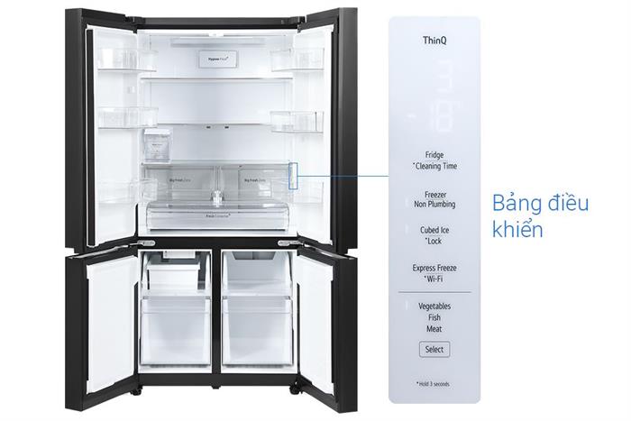 Tủ lạnh LG Inverter 571 lít Multi Door F58BGD Màu Đen