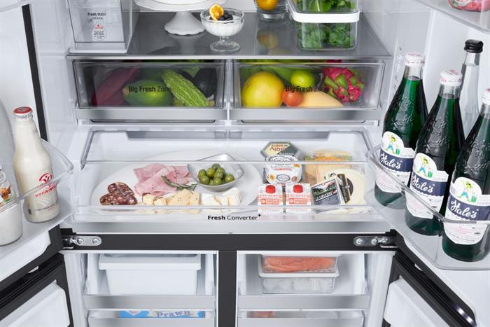 Tủ lạnh LG Inverter 571 lít Multi Door F58BGD Màu Đen