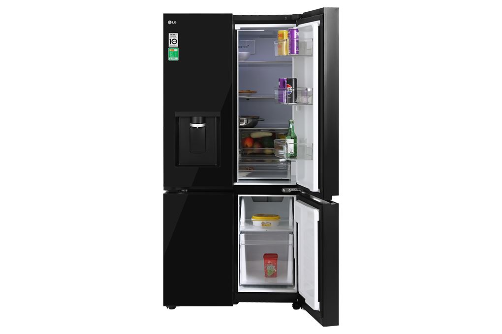 Tủ lạnh LG Inverter 571 lít Multi Door F58BGD Màu Đen