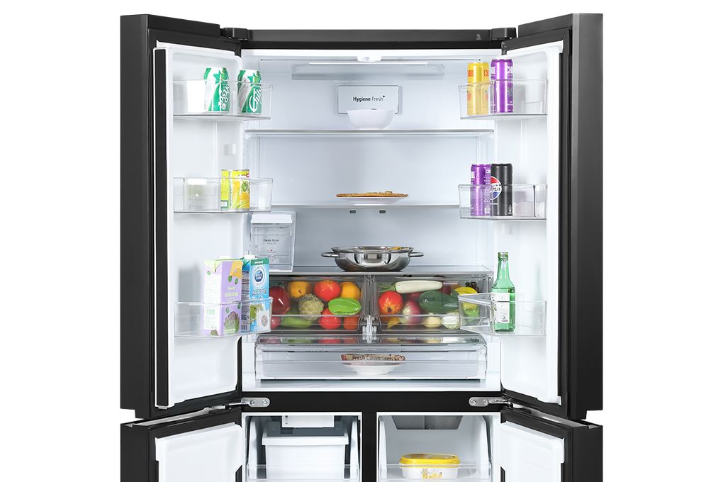 Tủ lạnh LG Inverter 571 lít Multi Door F58BGD Màu Đen