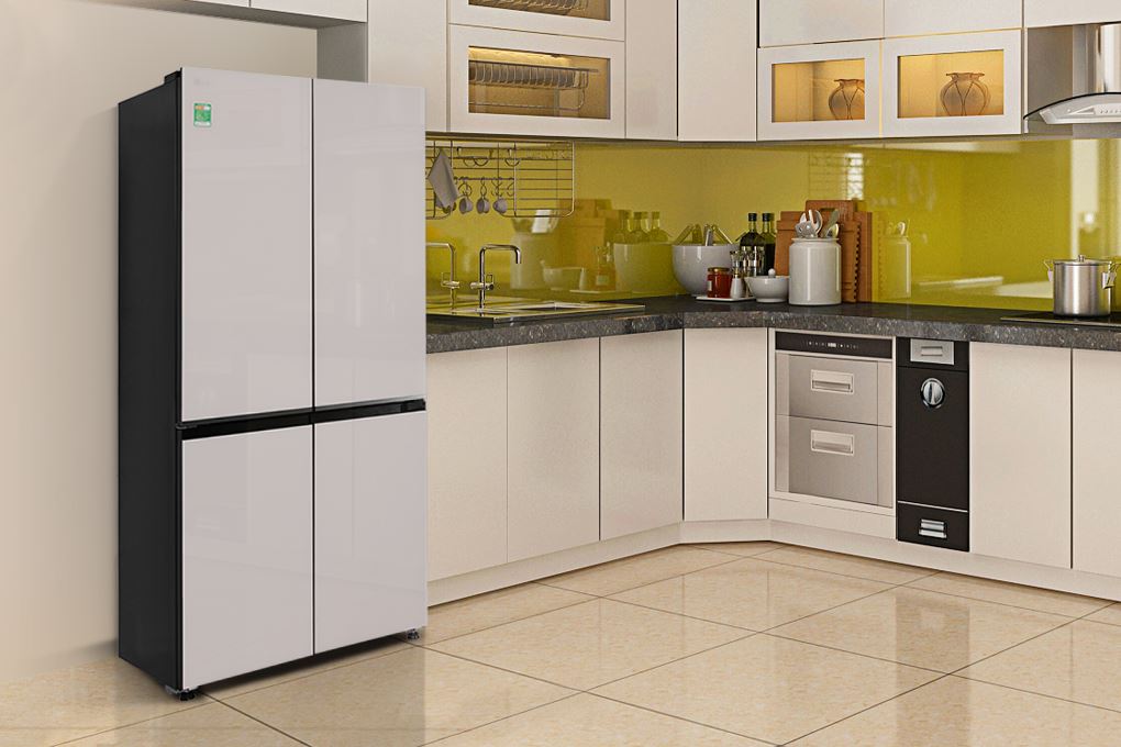 Tủ lạnh LG Inverter 510 lít Multi Door F51EG Màu Màu be