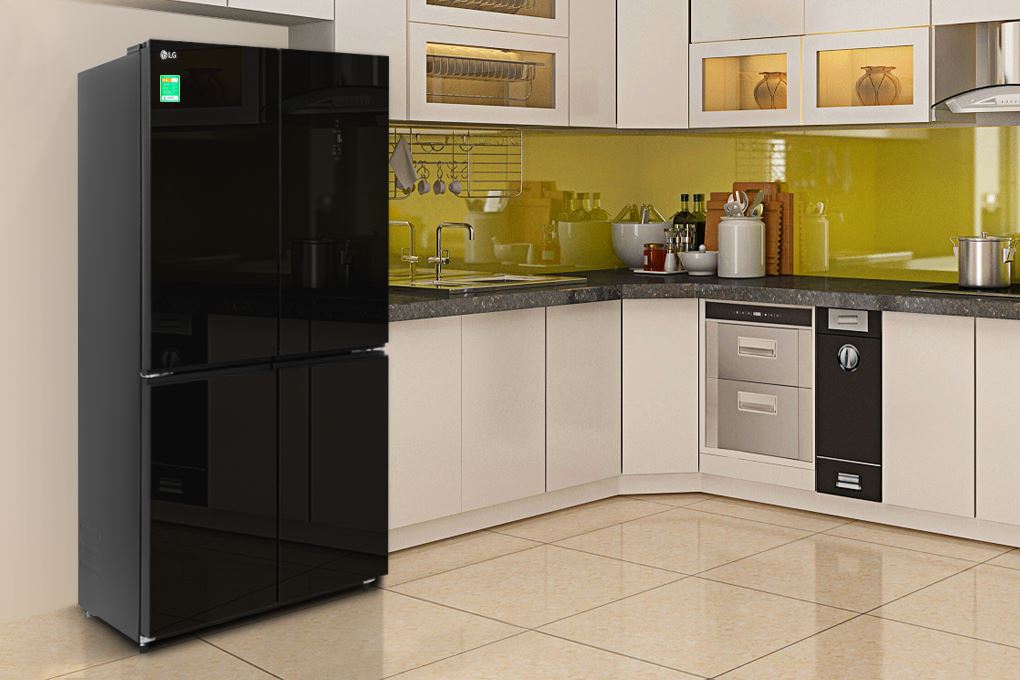 Tủ lạnh LG Inverter 502 lít Multi Door F50BG Màu Đen
