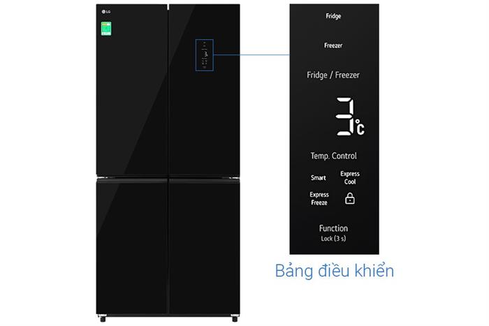 Tủ lạnh LG Inverter 502 lít Multi Door F50BG Màu Đen