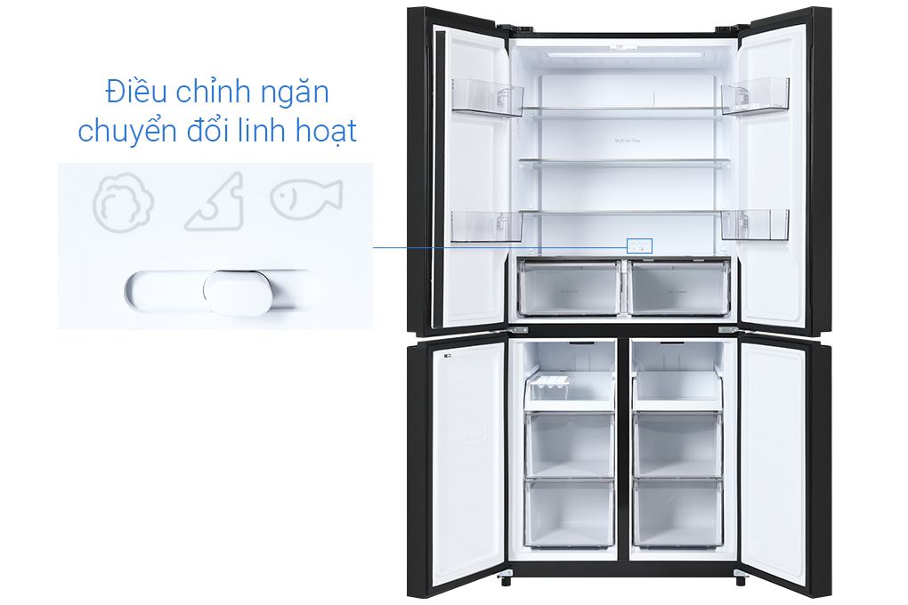 Tủ lạnh LG Inverter 502 lít Multi Door F50BG Màu Đen