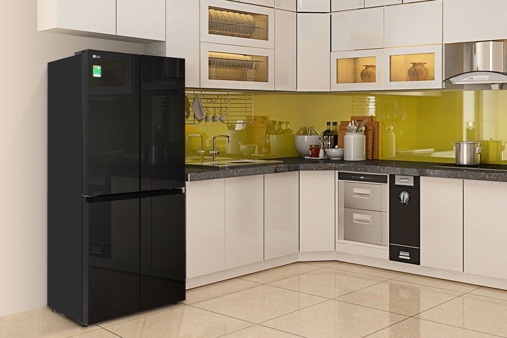 Tủ lạnh LG Inverter 400 lít Multi Door F40BG Màu Đen