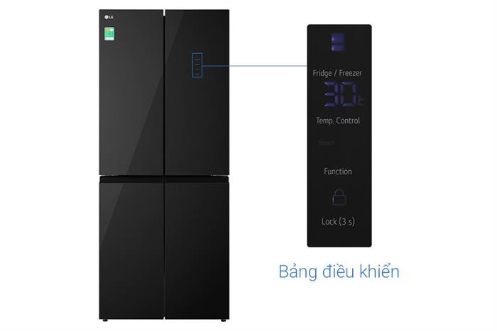 Tủ lạnh LG Inverter 400 lít Multi Door F40BG Màu Đen